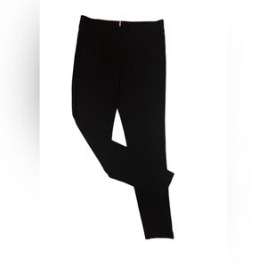 TOMMY HILFIGER SOLID SLIM PANTS VISCOSE PULL ON ELASTIC WAIST BLACK COLOR SIZE 6